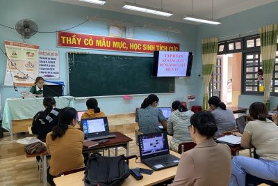 Tập huấn kỹ năng xây dựng học liệu điện tử