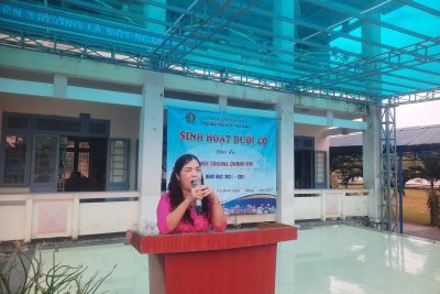 Sinh hoạt dưới cờ tuần 29 với chủ đề “Môi trường quanh em”